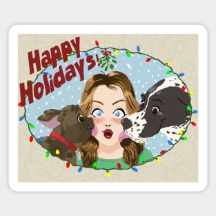 Liz Gillies 2017 Xmas Card Sticker